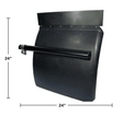 Semi Truck 24 Inch Heavy Duty Poly Quarter Fenders - HD Truck Source