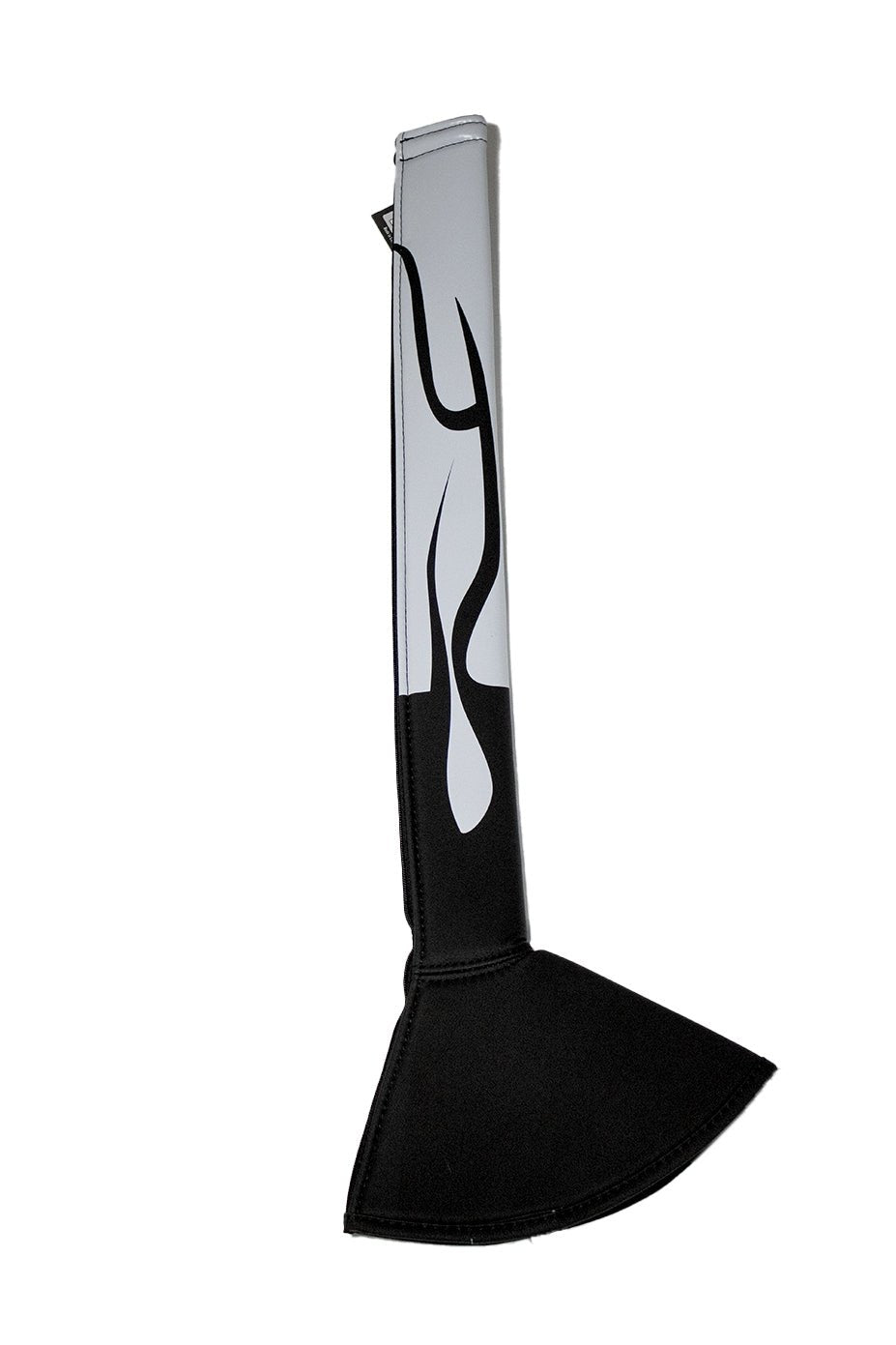 Semi Truck 30 Inch Gray Flame Vinyl Gear Shift Cover - HD Truck Source