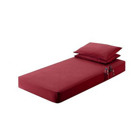 Semi Truck 42 x 85 x 7.5 Inches Sheet Set - Burgundy - Peterbilt 579 - HD Truck Source