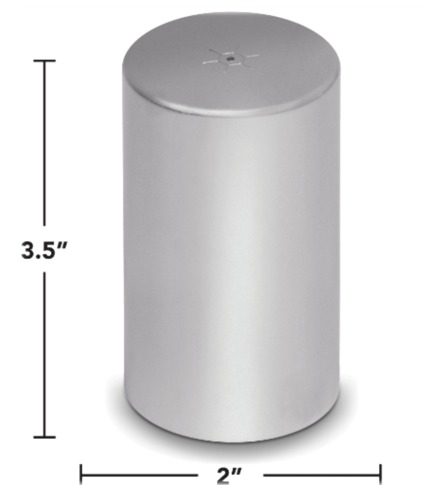 Short Cylinder 33mm Screw - On Chrome Lug Nut Cover - HD Truck Source