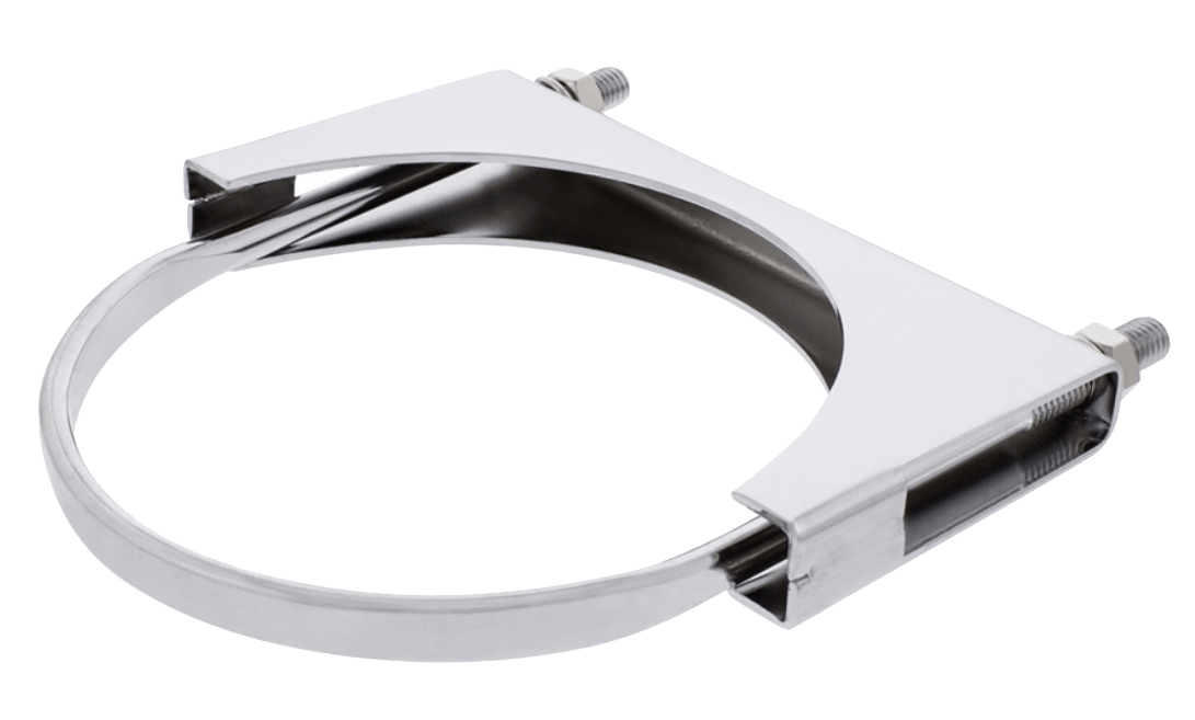 Stainless U - Bolt Exhaust Clamp 4, 5, 6 and 7 Inch - HD Truck Source