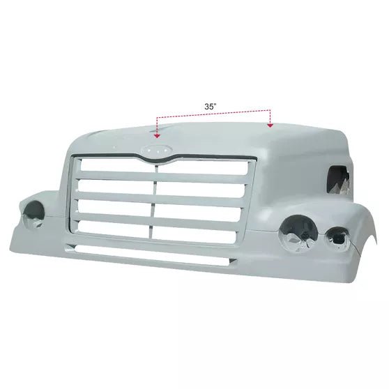 Sterling 7501 1998 And Newer - 35 Inch Fiberglass Hood - HD Truck Source