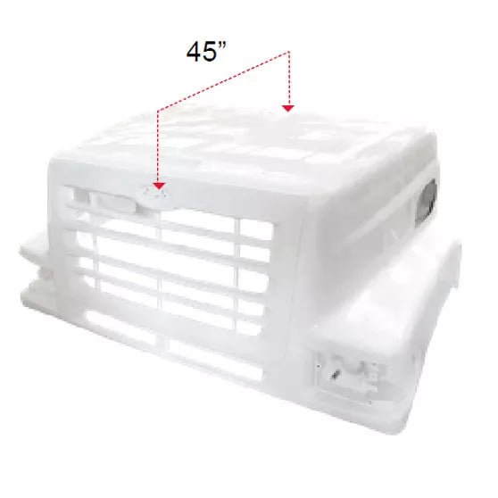 Sterling LT9511 L/LT8500 1998 And Newer - 45 Inch Hood With Grille - HD Truck Source