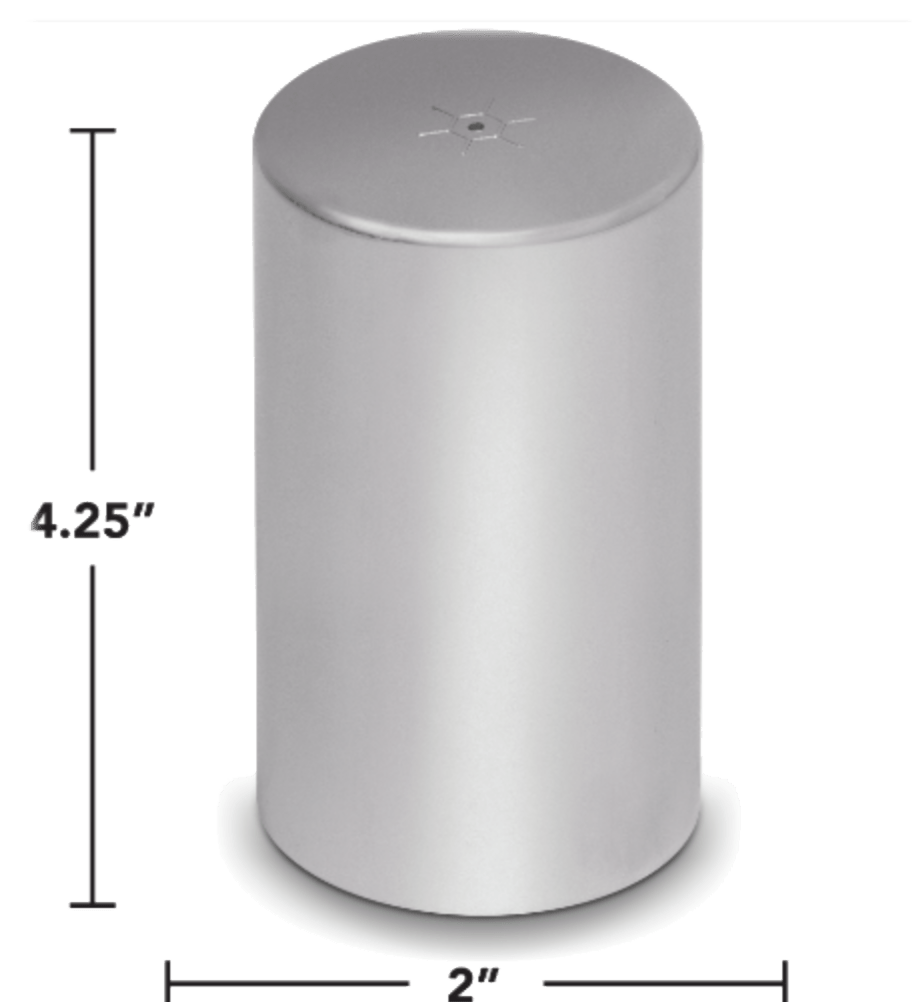 Tall Cylinder 33mm Screw - On Chrome Lug Nut Cover - HD Truck Source