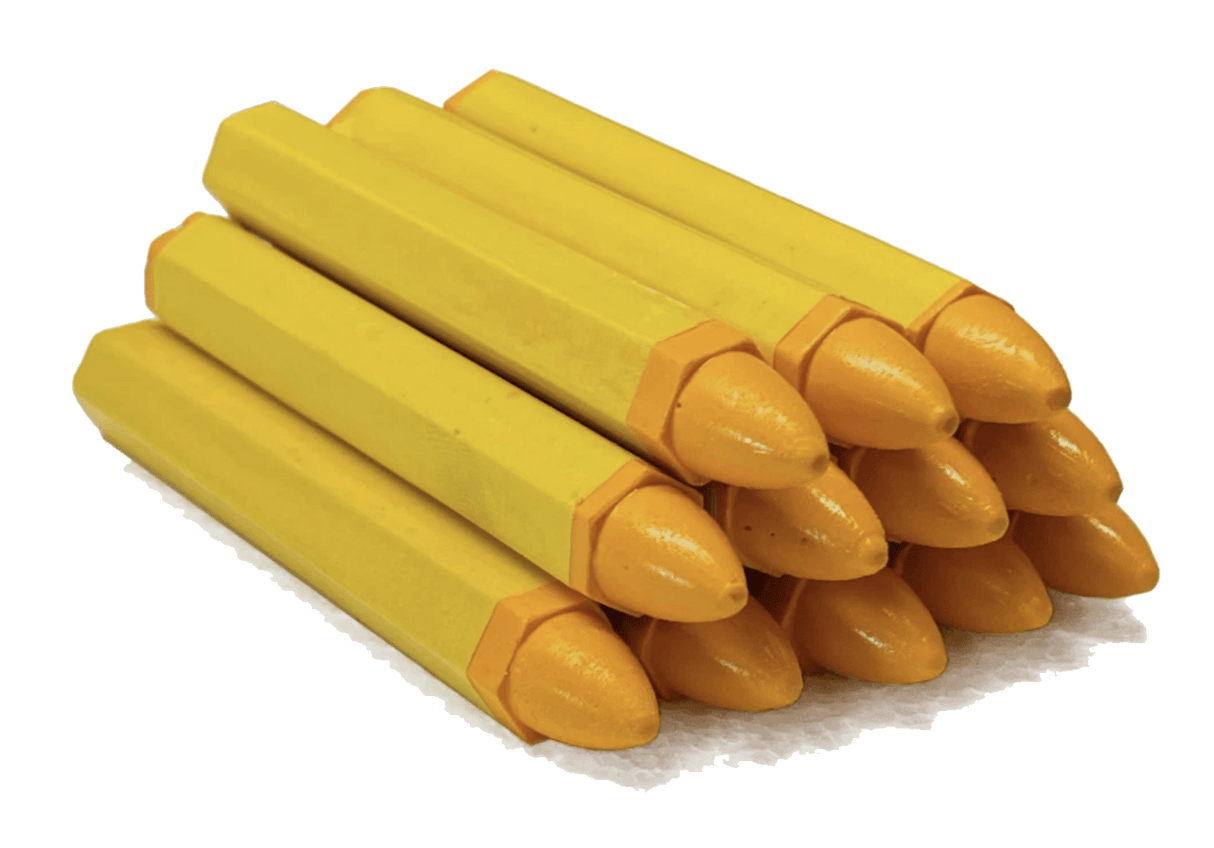 Tire Marking Crayon Yellow Box of 12 - HD Truck Source