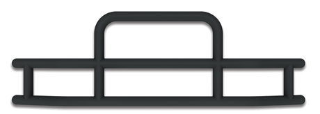 United Pacific Highwayshield I15 Matte Black Grille Guard With Bracket Kit - HD Truck Source