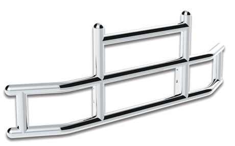 United Pacific Highwayshield I20 Stainless Steel Grille Guard & Bracket Kit - HD Truck Source