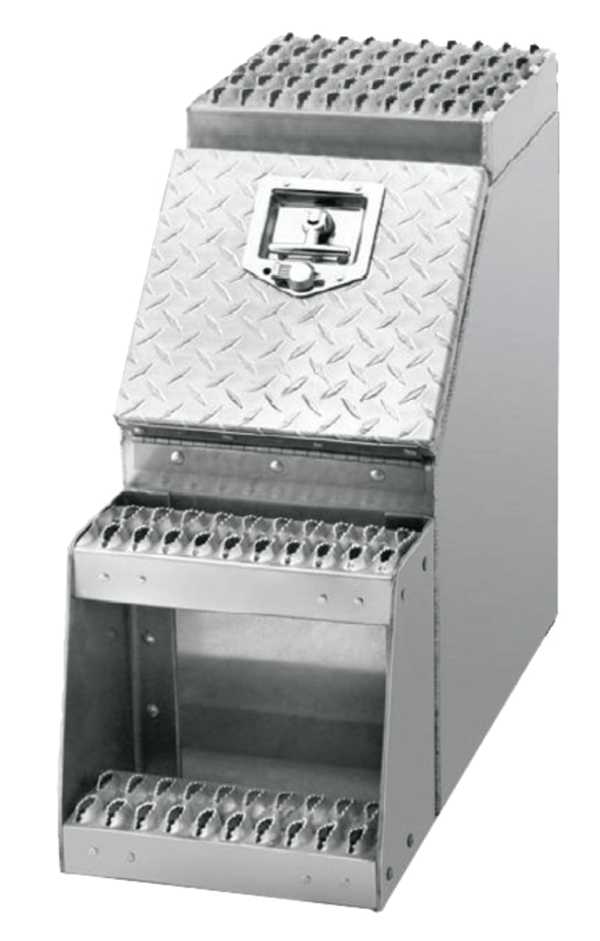 Universal - 12 Inch Step Tool Battery Box - HD Truck Source