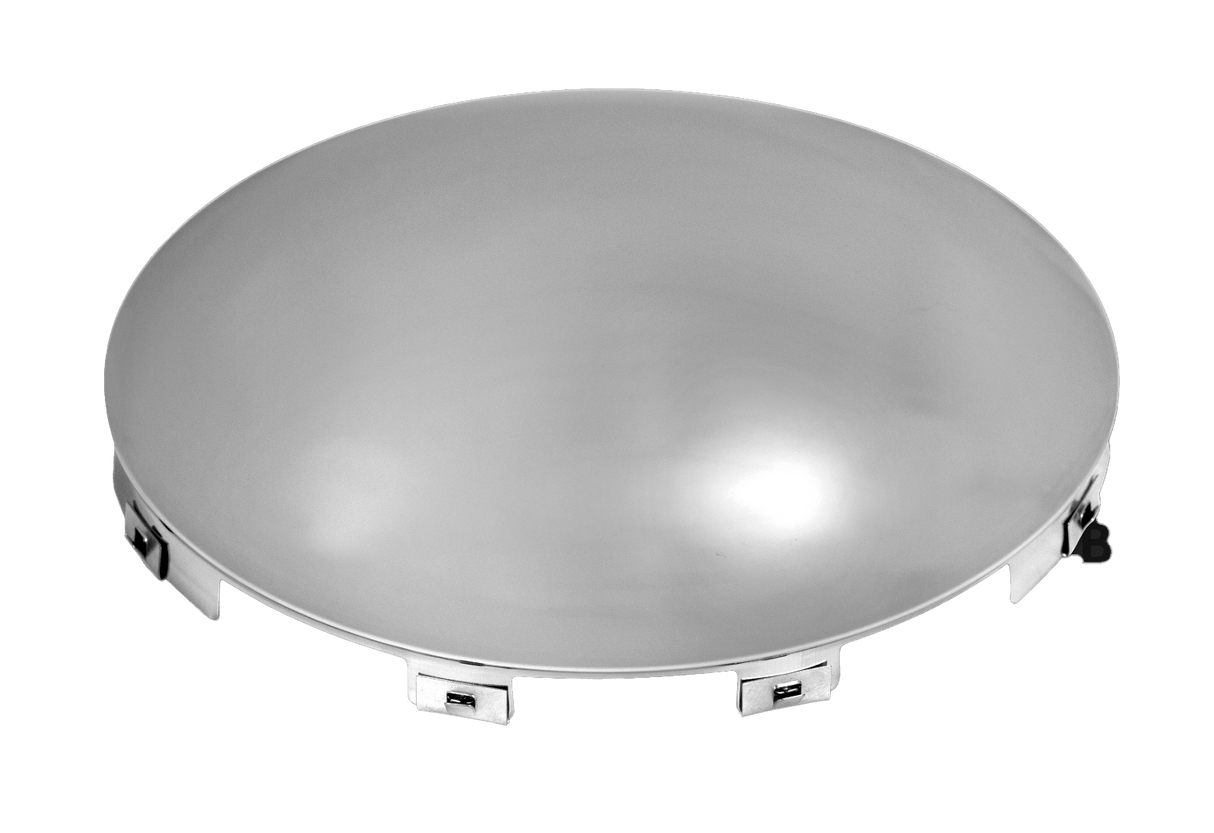 Universal - Front Round Chrome Hub Cap 4/5/6 Notch with 1/2" Lip - HD Truck Source