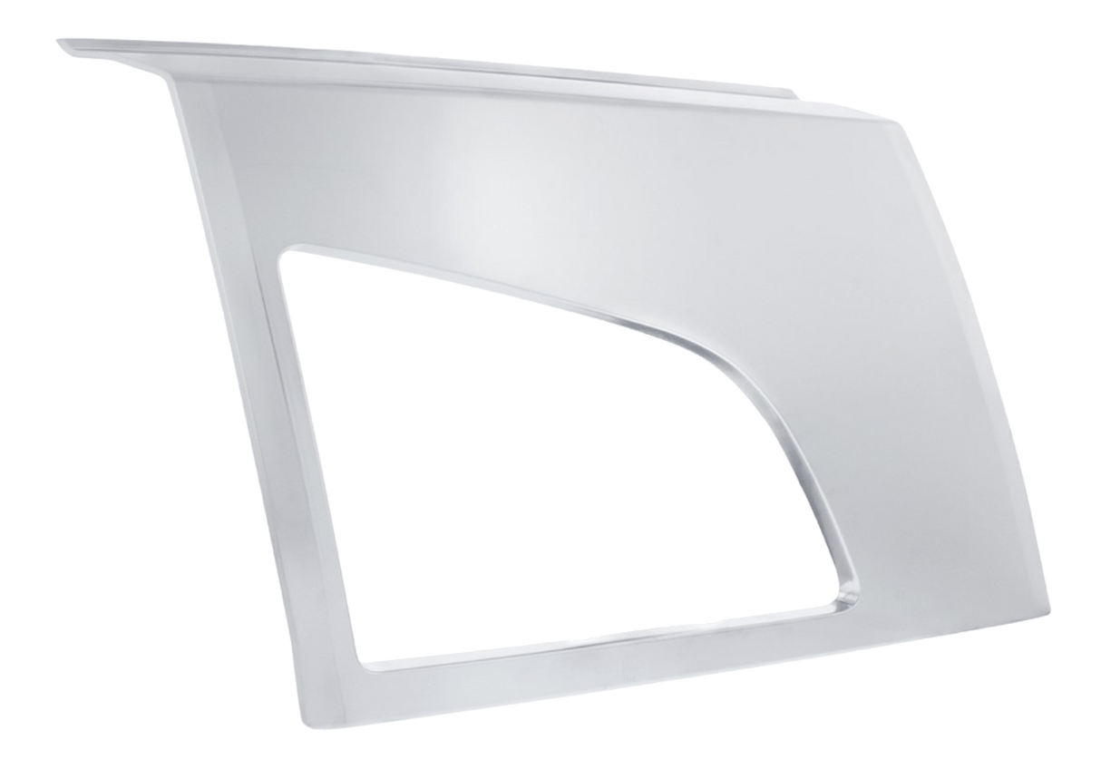 Volvo VNL 2018 - 2024 - ABS Satin Silver Bumper Fog Light Hole Cover - HD Truck Source