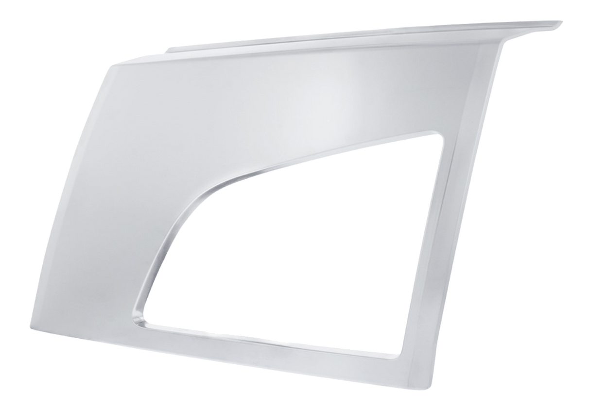 Volvo VNL 2018 - 2024 - ABS Satin Silver Bumper Fog Light Hole Cover - HD Truck Source