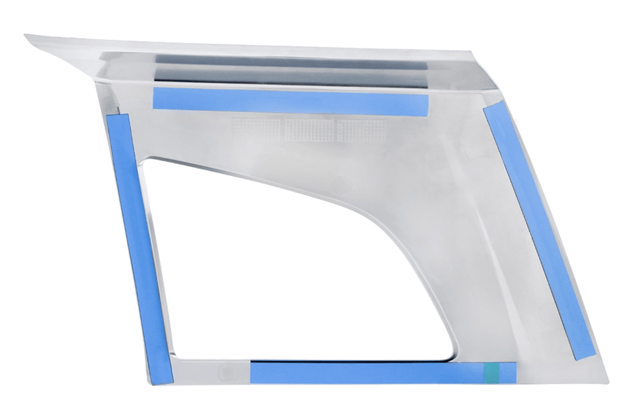 Volvo VNL 2018 - 2024 - ABS Satin Silver Bumper Fog Light Hole Cover - HD Truck Source