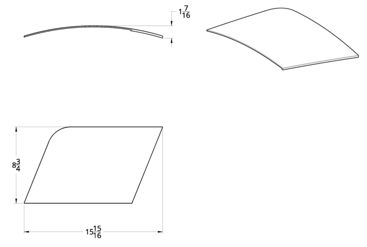 Volvo VN/VNL 2003 - 2017 - Chrome Front Bumper Trim - HD Truck Source