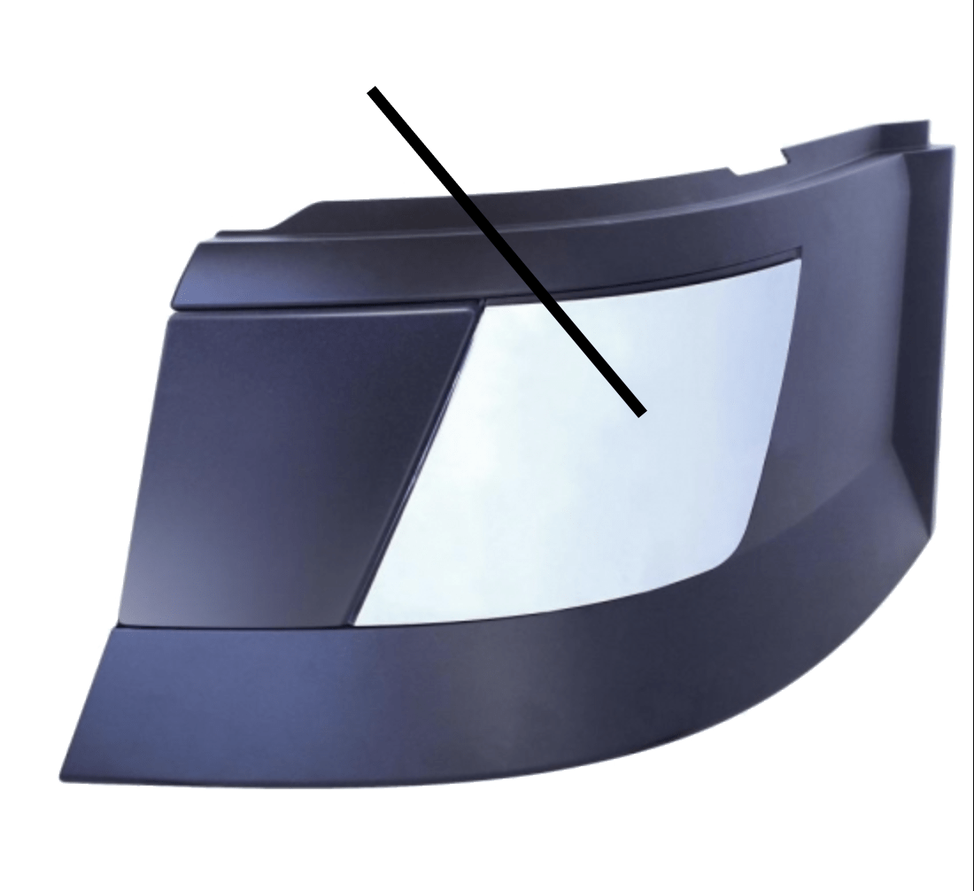 Volvo VN/VNL 2003 - 2017 - Chrome Front Bumper Trim - HD Truck Source