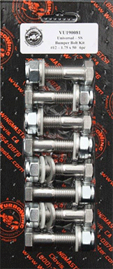 Universal Bumper Bolt Kit 4, 6 or 8 Pack