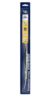 Stainless Steel Wiper Blades 16, 18, 22 and 24 Inch