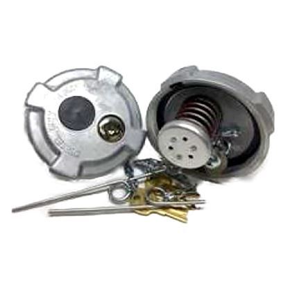 3.375 Inch ID Volvo, Mack & International - Locking Fuel Cap - Vented/Non-Vented