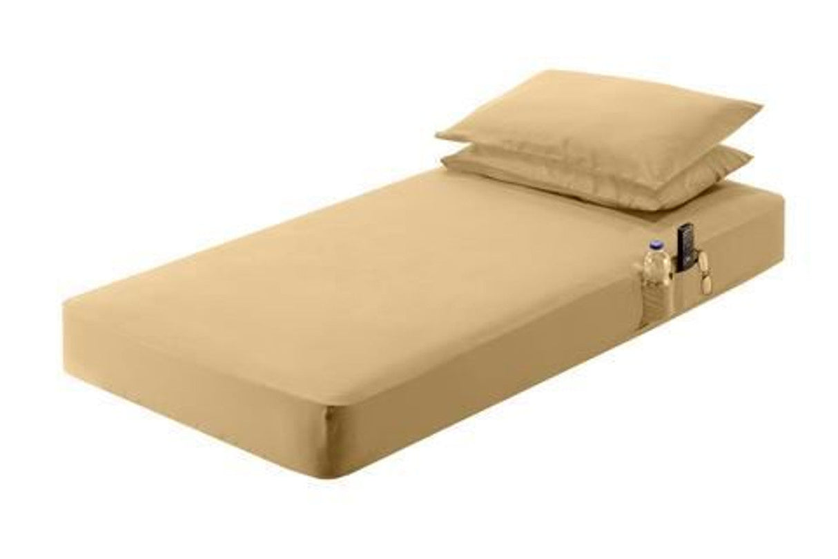 Semi Truck 54 x 80 x 7.5 Inches Sheet Set - Beige