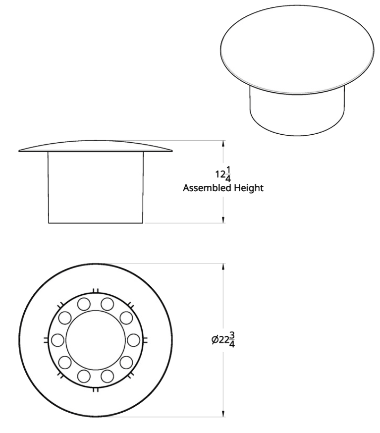 Rear Axle Wheel Cover Aero Full-Moon Kit