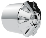 Rear Axle Wheel Cover "Rubicon" With 10 Thread-On Nut Covers, High Quality Chrome Plated ABS Plastic (Copy)