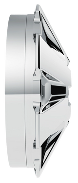 Front Axle Wheel Cover "Rubicon" With 10 Thread-On Nut Covers, High Quality Chrome Plated ABS Plastic