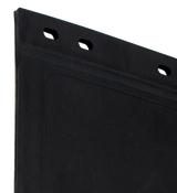 Heavy Duty 3/8 Inch Thick, Black Rubber Mud Flaps