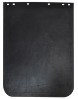 Heavy Duty 3/8 Inch Thick, Black Rubber Mud Flaps