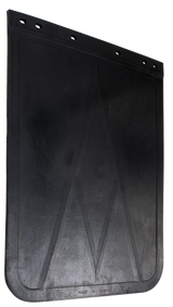 Heavy Duty 3/8 Inch Thick, Black Rubber Mud Flaps