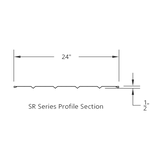 80" Single Axle Fender - 430 Stainless Steel 18 Gauge Ribbed Design (Pair)