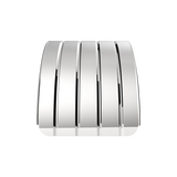 80" Single Axle Fender - 430 Stainless Steel 18 Gauge Ribbed Design (Pair)