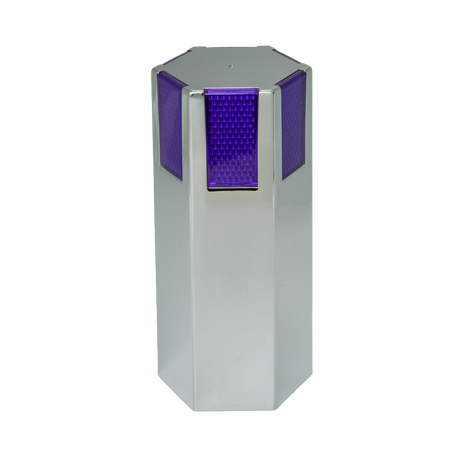 5 Inch Octagon Lug Nut Covers - Color Reflector, 33 mm Thread-On, Box Of 60