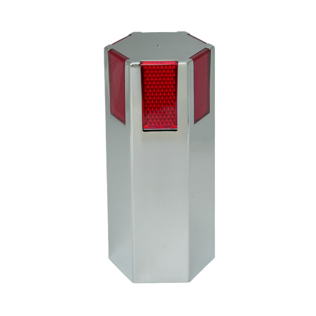 5 Inch Octagon Lug Nut Covers - Color Reflector, 33 mm Thread-On, Box Of 60