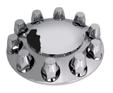 Axle Cover Full Kit Rounded Top With 33mm Threaded Nut Covers