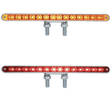12 Inch Double Face LED Light Bar Amber and Red - HD Truck Source