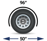 14 Gauge Single Axle Fender Smooth Rolled Edge - HD Truck Source