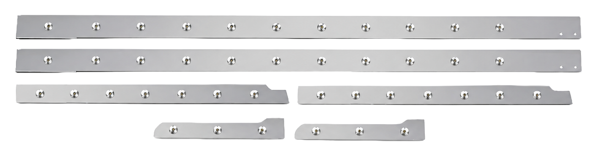 Freightliner Cascadia (2007–2017) - 6 Piece Sleeper Panel with (42) 3/4″ Lights