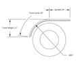 16 Gauge High Polished Smooth Stainless Steel Half Tandem Fender With Stamped Edge - HD Truck Source