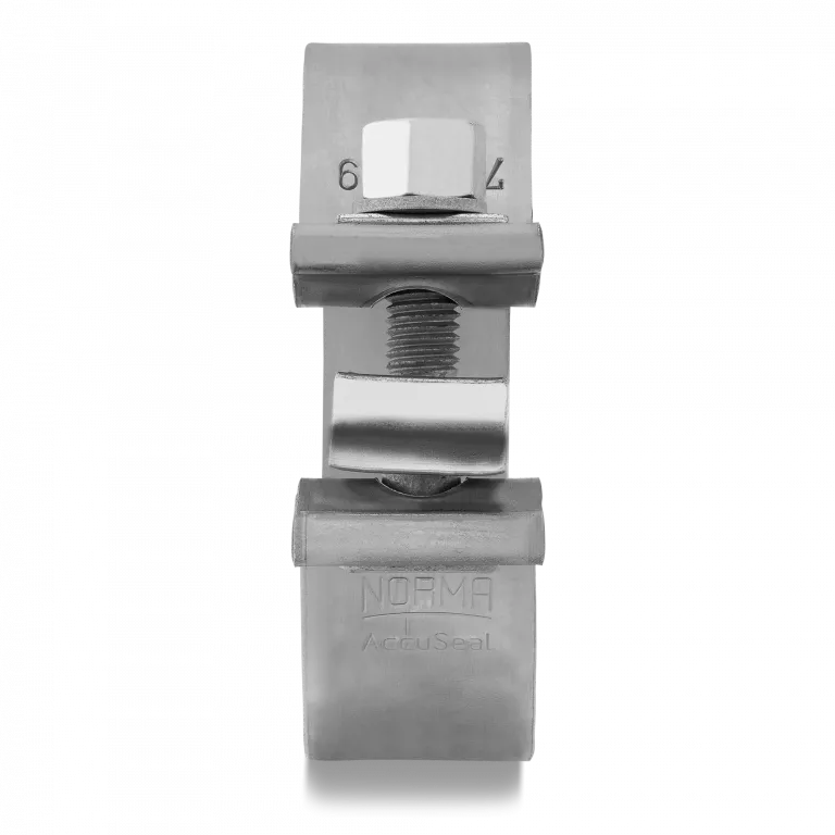 Exhaust Clamp 1-1/4 Inch Wide For Slotted Overlap Style Joint Exhaust Systems (2 Inch - 6 Inch Diameter)