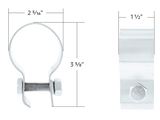 2" Quarter Fender Stainless Steel Tube Clamp With Hardware - HD Truck Source