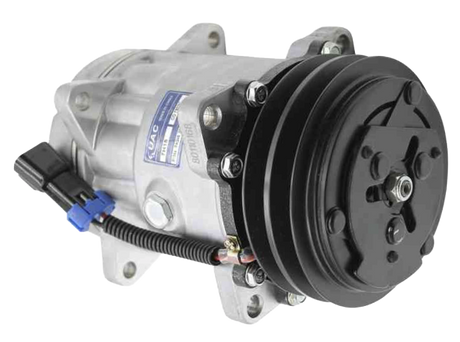 Chevrolet Kodiak | GMC Topkick Compressor | OEM 15153594, 130mm Clutch, 7 Grooves, 12V