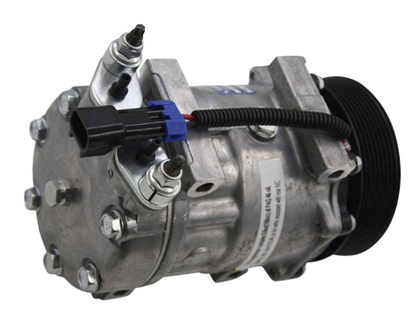 International Navistar A/C Compressor SD7H15 PV6 12V 125mm Tang GWA 2-Wire
