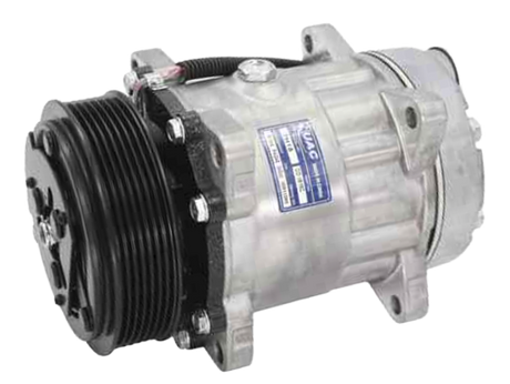 Chevy Kodiak, GMC Topkick (1990-2002) Replacement A/C Compressor | OEM SD7H15 7-Grooves, 119mm Clutch