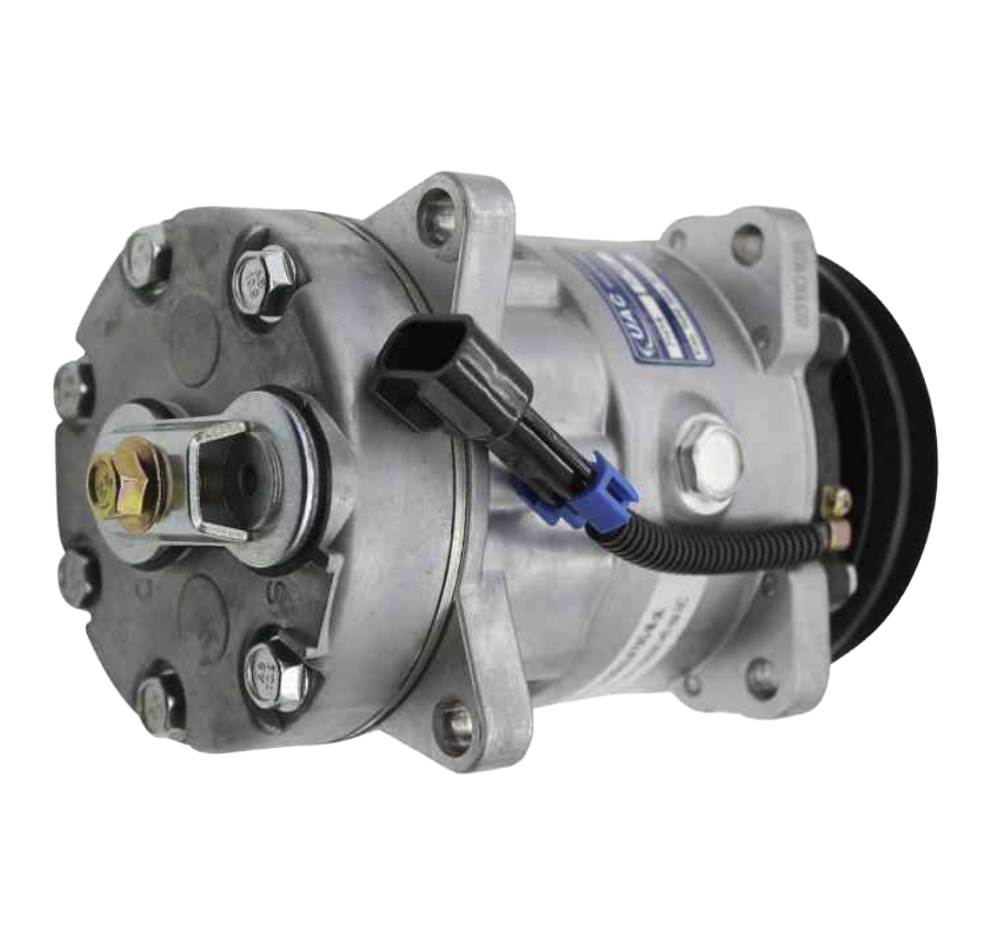 Chevy GMC Replacement A/C Compressor | OEM 15680077, 12V, 2 Grooves, 125mm Clutch
