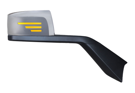 Volvo VN/VNL (2018-Newer) - Heated Hood Mirror Assembly With Sequential Turn Signal