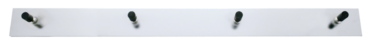 2" X 24" Top Mud Flap Plate - Welded Stud