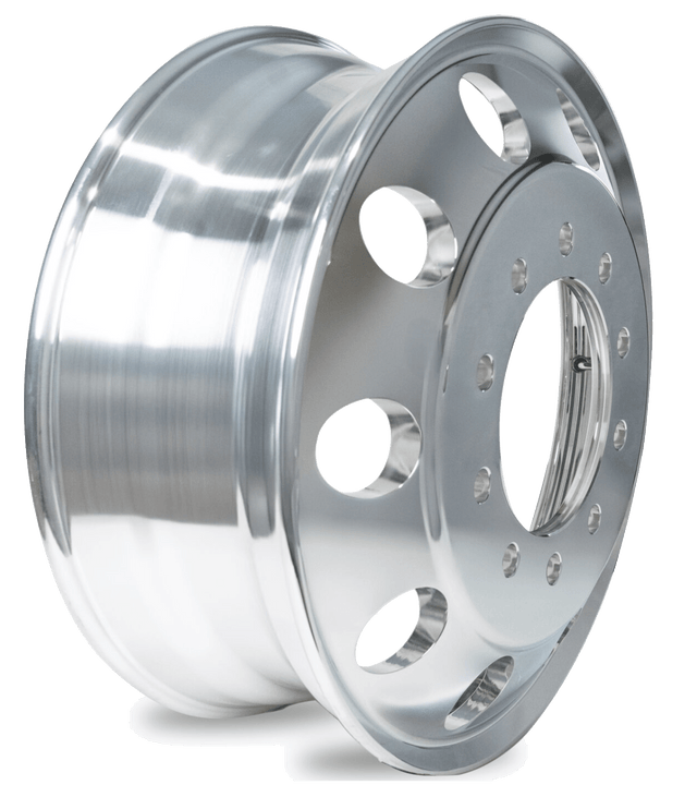 22.5 Inch Hub Pilot Polished Aluminum Wheel Alcoa Style - HD Truck Source