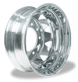 22.5 Inch Hub Pilot Polished Aluminum Wheel Diamond Style - HD Truck Source