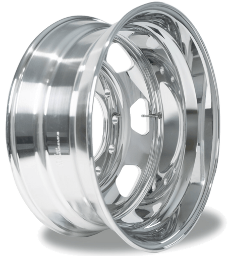 22.5 Inch Hub Pilot Polished Aluminum Wheel Kenworth Style - HD Truck Source