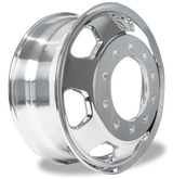 22.5 Inch Hub Pilot Polished Aluminum Wheel Kenworth Style - HD Truck Source