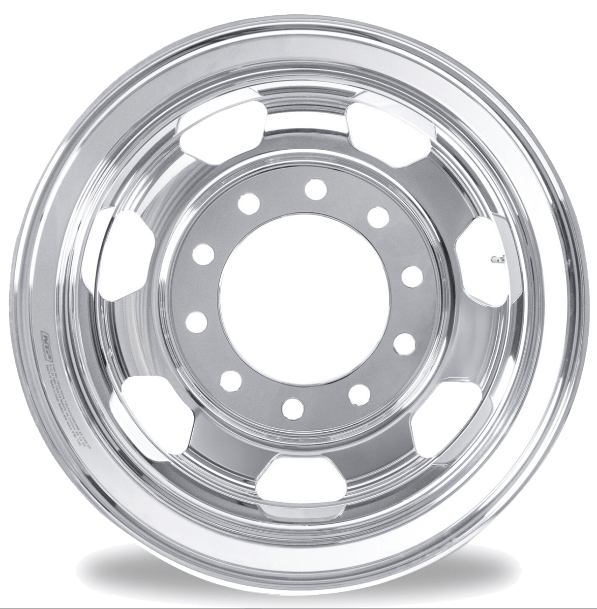 22.5 Inch Hub Pilot Polished Aluminum Wheel Kenworth Style - HD Truck Source